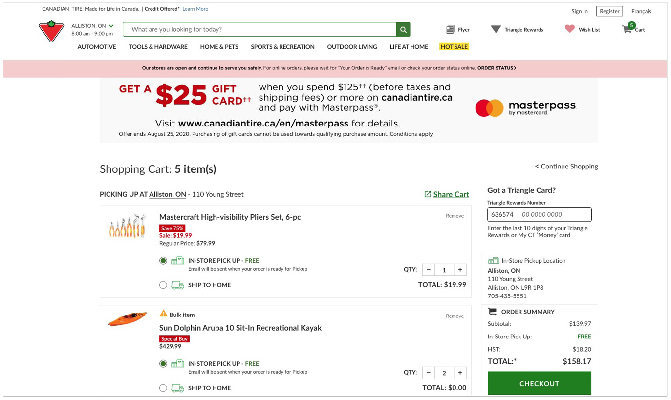 Shared Cart Link