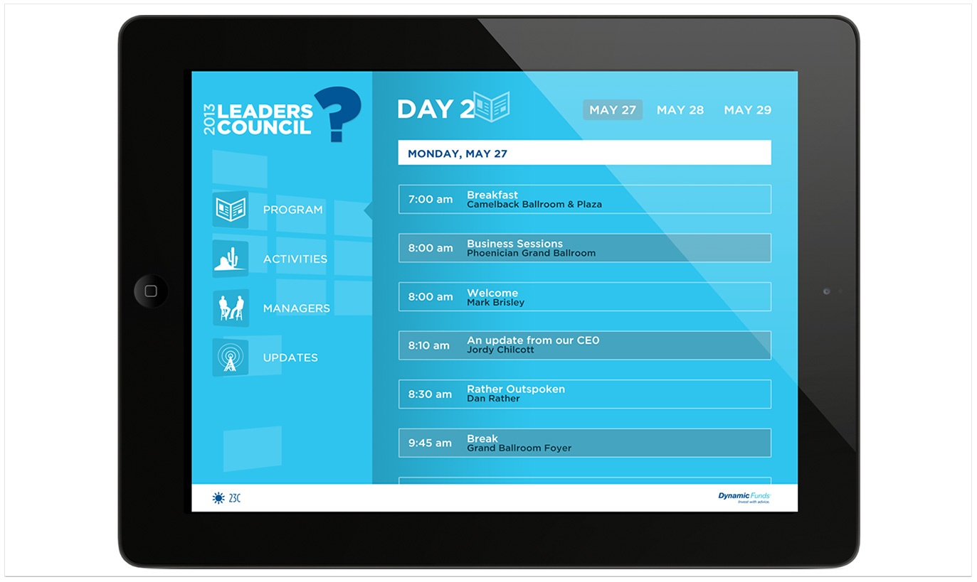 Leaders Council iPad