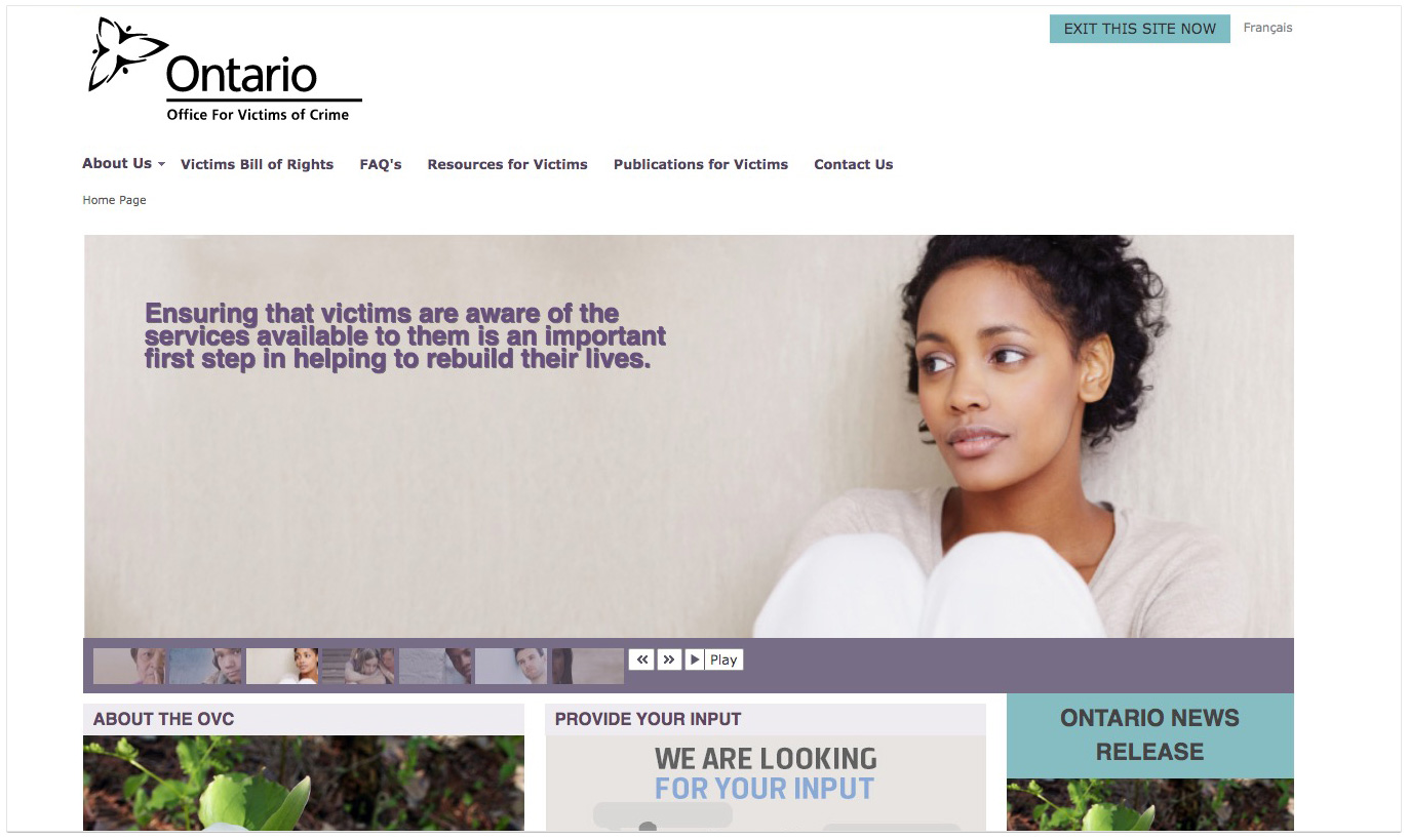 OVC Accessible Slider